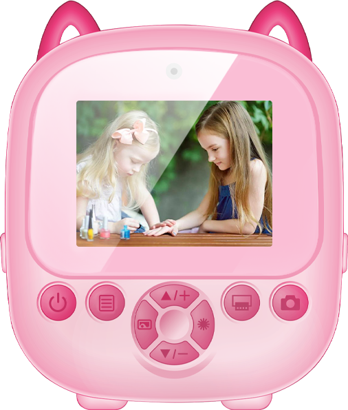 Lermayal Kids Instant Print Camera, AI-Powered Digital Selfie Camera with Zero Ink Thermal Printing, 1080P HD Video & Object Recognition, Ideal Creative Birthday Gift for Boys and Girls Ages 3-12