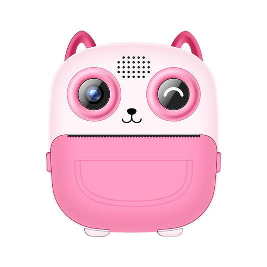 Lermayal Kids Instant Print Camera, AI-Powered Digital Selfie Camera with Zero Ink Thermal Printing, 1080P HD Video & Object Recognition, Ideal Creative Birthday Gift for Boys and Girls Ages 3-12